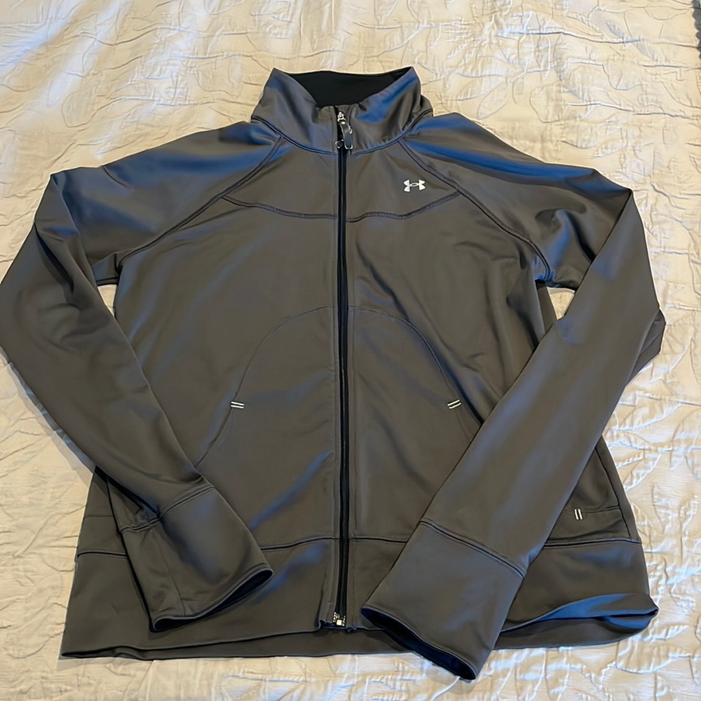 Under armor zip up athletic jacket